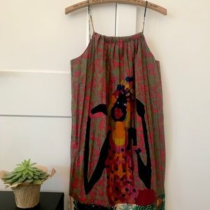 Red Desigual Dress - Spaghetti Straps - Size 10 US